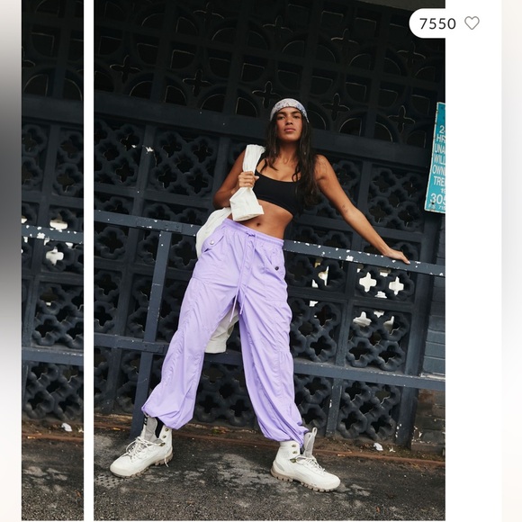 NWT ๐ Sold out color ๐ Free People FP Movement Set Me Free Pants (size M) - Picture 4 of 13